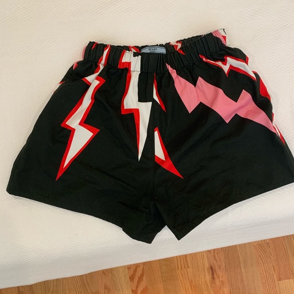 Prada Lightning Bolt Shorts - Picture 7 of 7